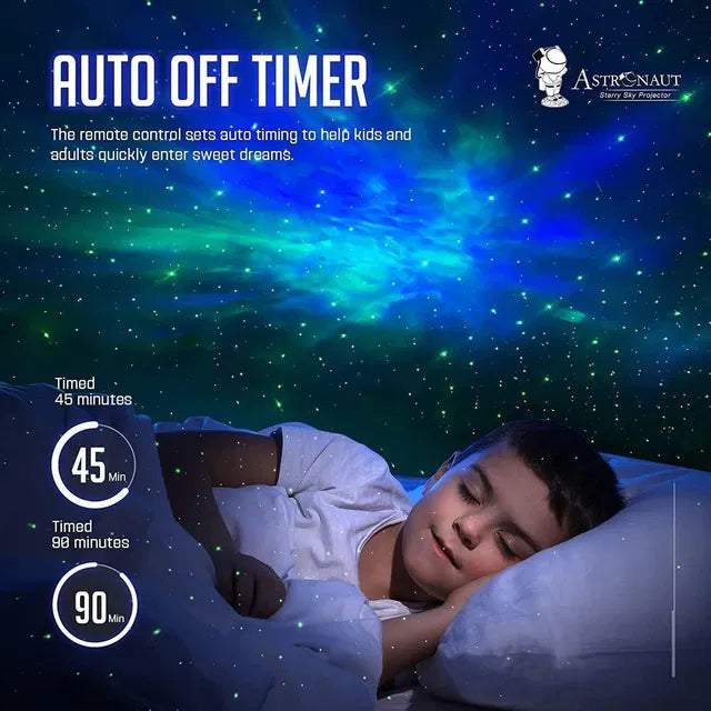 Astronaut Galaxy Projector - 360 Magnetic Head Rotation, Remote Control - Robert errands