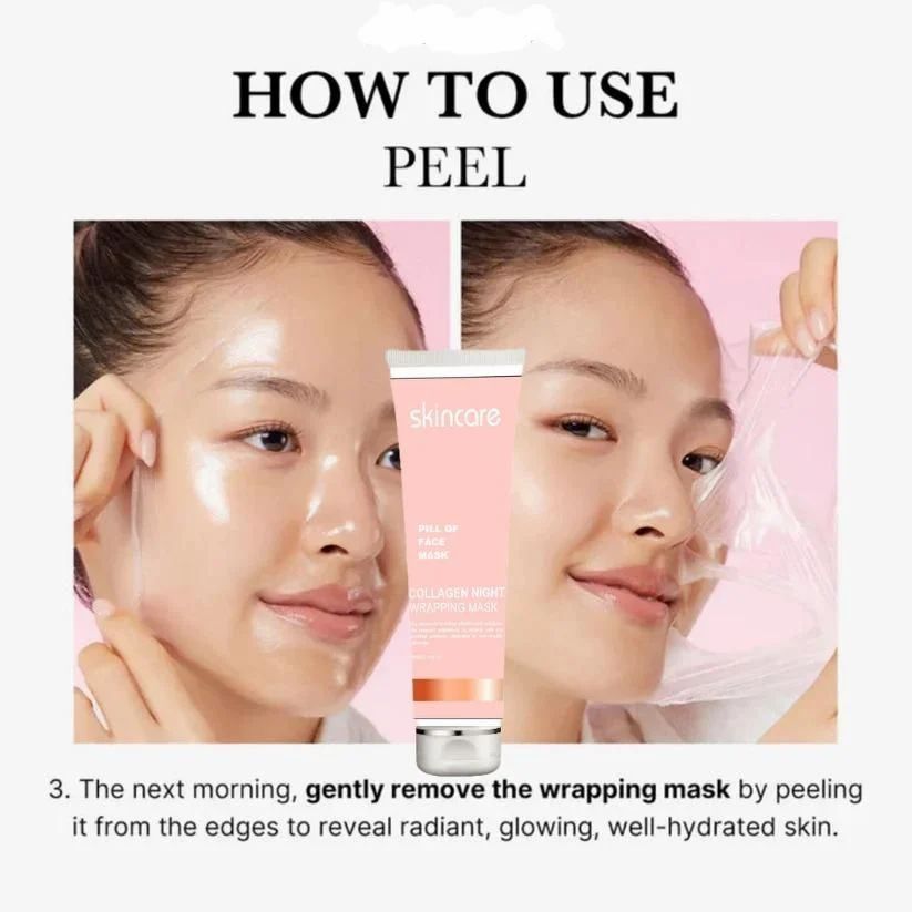 Korean Collagen Night Wrapping Peel Off Mask (Pack of 2) - Robert errands 
