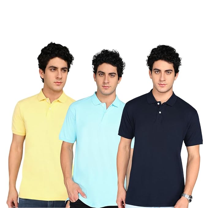 Pack of 3 Polo Neck T-Shirts - Robert errands 