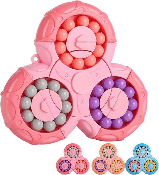 Magic Bean Brain Teaser Finger Spinner Toy Hand Spinner Stress Anxiety Relief - Robert errands 