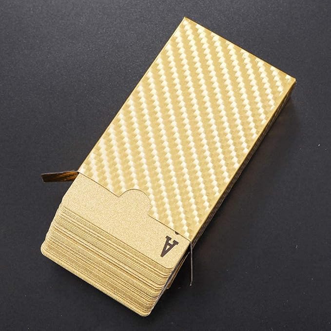 Gold Diamond Playing Cards for Magic, Poker, Teen Patti, Night Out Fun, Dollar Design Poker Playing Cards (Pack of 1) - Robert errands 