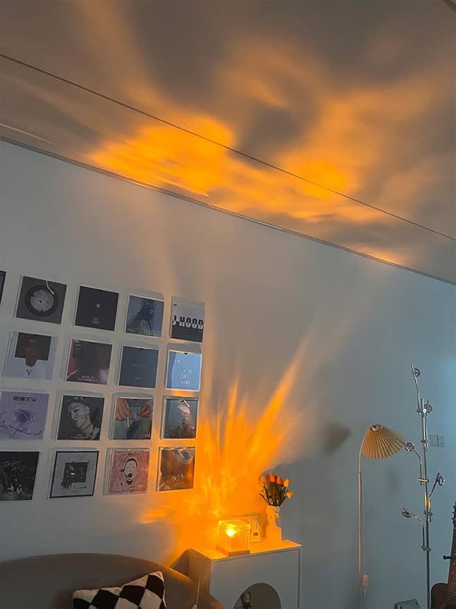 Wave Lamp, Wave Light Cube, Aurora Glow Lamp Crystal Night Light, Romantic Lamp for Room Decor, LED Wave Lights, Room Decor for Kids - Robert errands 