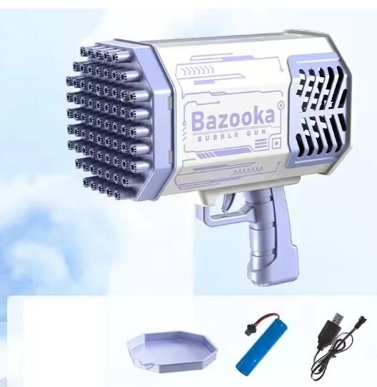 Bubble Gun Machine Kids Automatic Soap Based Bubble Blower - Robert errands 