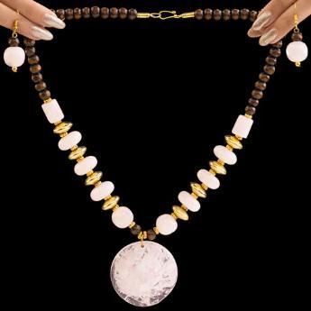 Gold Plated Beaded Jewellery Set - Robert errands 