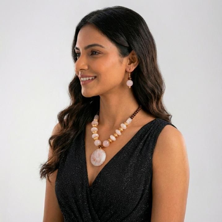 Gold Plated Beaded Jewellery Set - Robert errands 