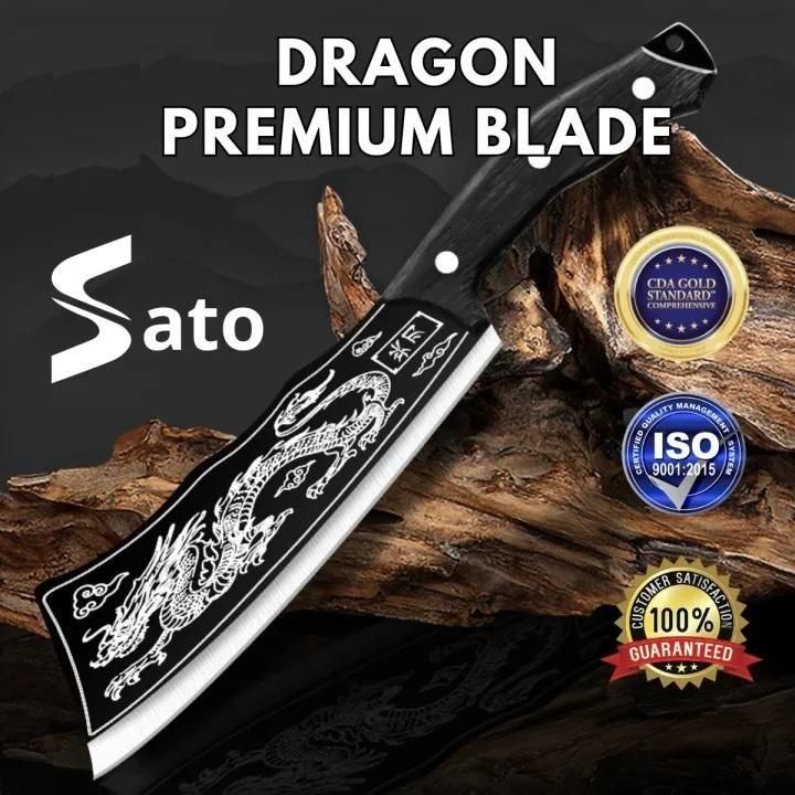 Dragon Chopping Knife Stainless Steel Blade - Robert errands 