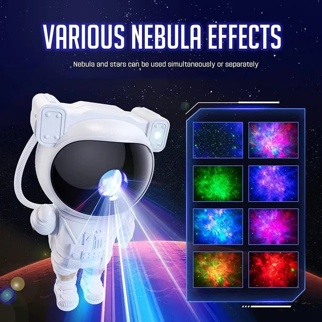 Astronaut Galaxy Projector - 360 Magnetic Head Rotation, Remote Control - Robert errands 