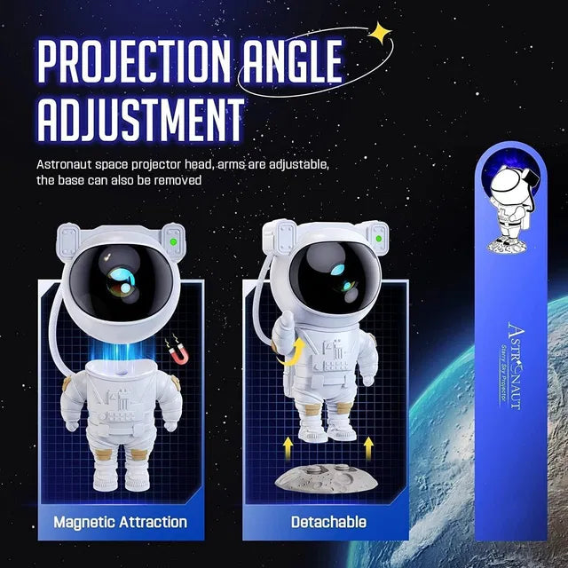 Astronaut Galaxy Projector - 360 Magnetic Head Rotation, Remote Control - Robert errands 
